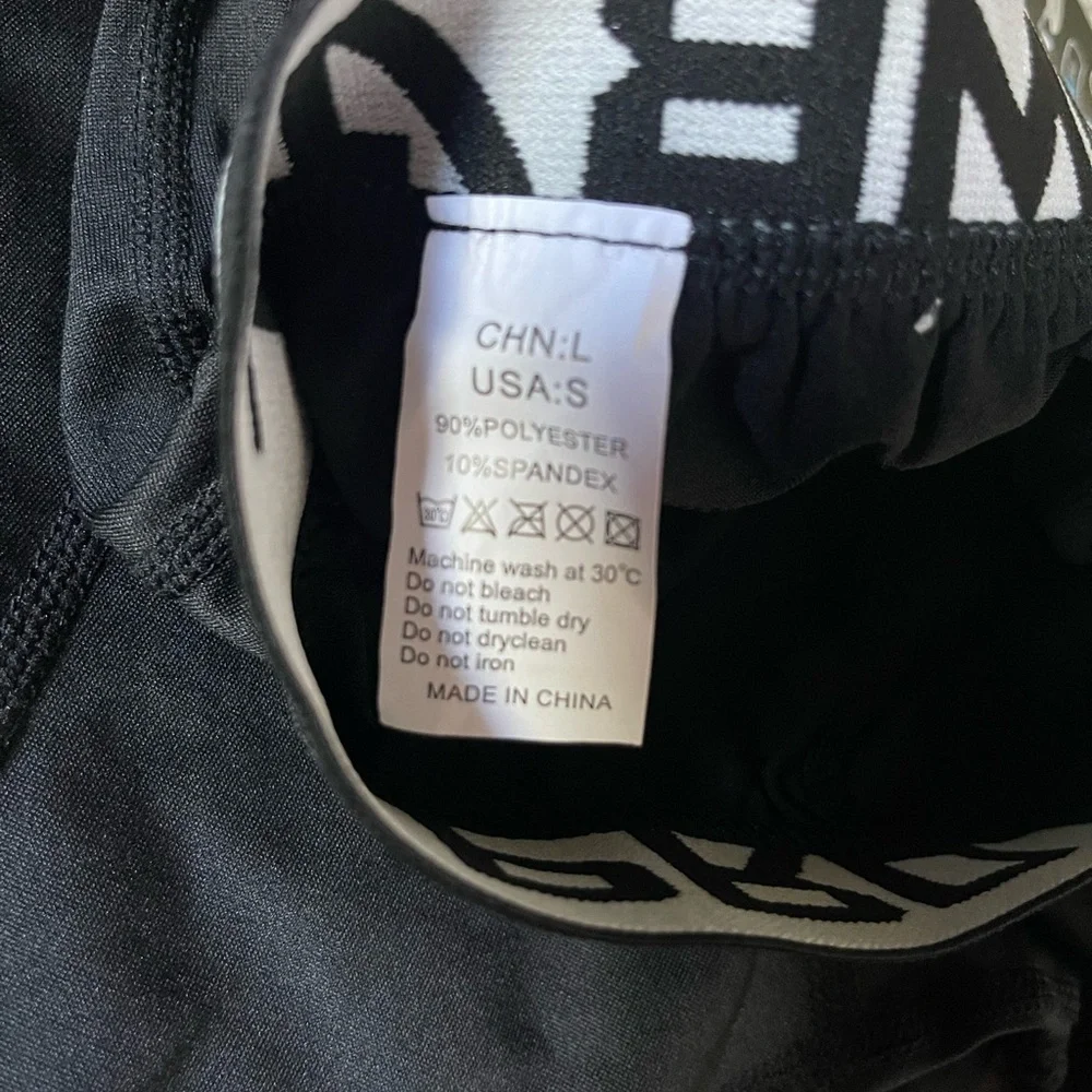 Black and White Compression Shorts